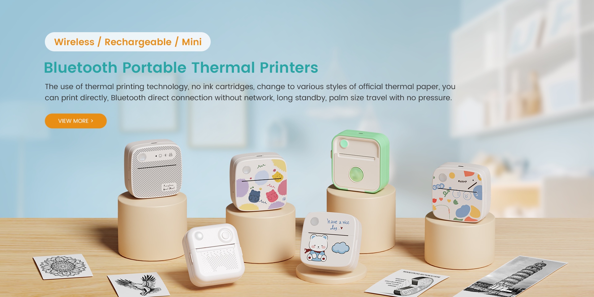 Bluetooth hordozhat&oacute; hőnyomtat&oacute;k