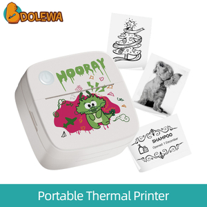 طابعة الملصقات الصغيرة White Monster-Smart